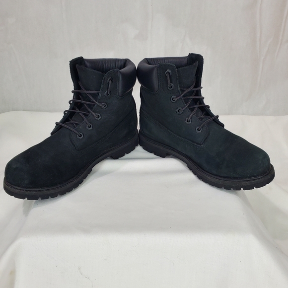 Timberland Boots Size 8.5M Black 6 inch Primaloft 200 Gram Leather Antifatigue - Picture 3 of 10